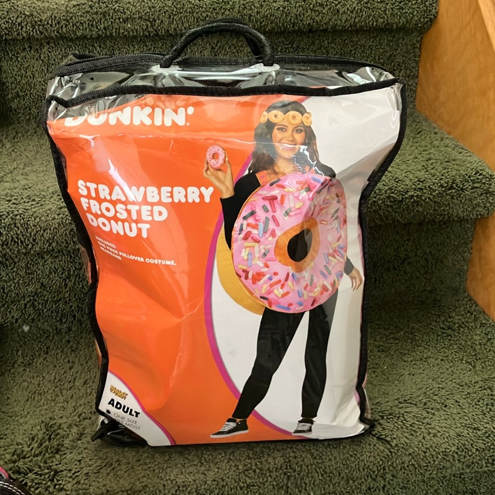 Dunkin Strawberry Donut costume